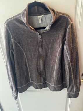 Soybu, full-zip activewear sweatshirt. Ladies size L. Vintage